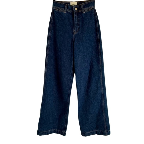 Reformation Austin Ultra High Rise Wide Leg Jeans Kacey Musgraves Elwood Size 23 - Picture 3 of 11